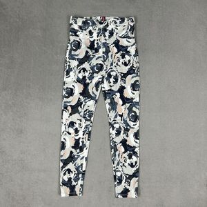 Spanx Jeans Jegging Womens Small Ankle Leggings Floral Print Pants High Rise EUC